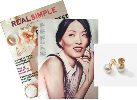 Real Simple magazine page and cover 