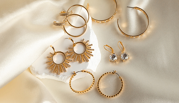 Trendy Golden Earrings