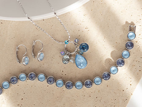 Swarovski ReCreated Ice Blue crystal jewelry